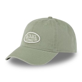 Von Dutch Men's & Women's Adjustable Cap, Dad Cap Log, Light Khaki, One Size