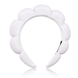 Ayesha Diadema de Spa para Lavar La Cara Esponja Diademas de Maquillaje Diadema para El Cuidado de La Piel Banda Suave para El Cabello para Limpieza Facial Diademas para Mujeres Lavado de Cara Cuidado