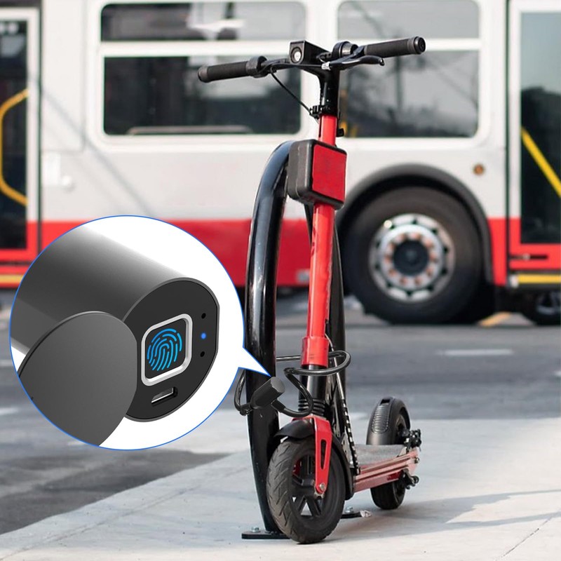 Electronic Cable Lock eLinkSmart Bicycle Lock Fingerprint with Fingerprint /