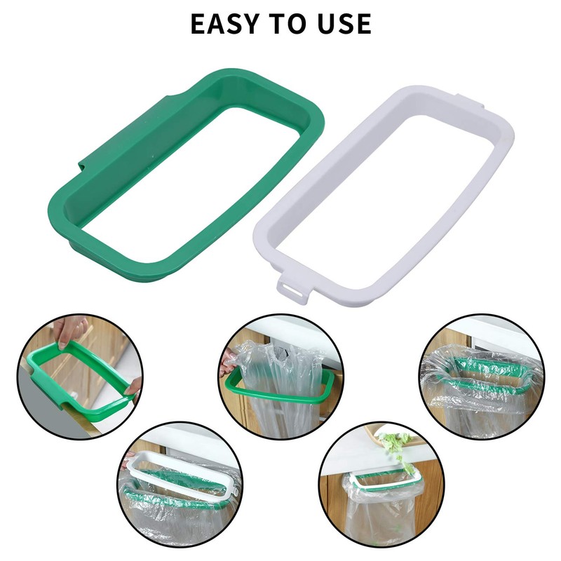 EDOBLUE Portable Trash Bag Holder Hanging Kitchen Cupboard Door Back