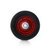 QWORK 2 Pack 6" x 1.5",1/2" Axle, Premium Rubber Wheel