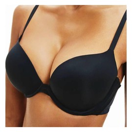 2 Sizes Bigger Boost Bra Super maximise Push Up Thick Padded Bombshell VS add 2 Cups Assets Full Effect (as8, Cup_Band, b, 36, Black)