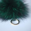 [Fosrion] Large Genuine Raccoon/Fox Fur Pom Pom Keychain Bag Charm