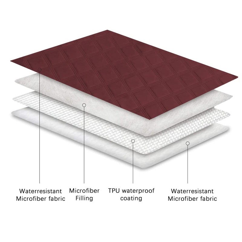 Ameritex Waterproof Dog Bed Cover Pet Blanket with Anti-Slip Back
