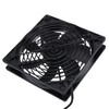 Dual 120mm 5V USB Powered PC Router Fans with Speed