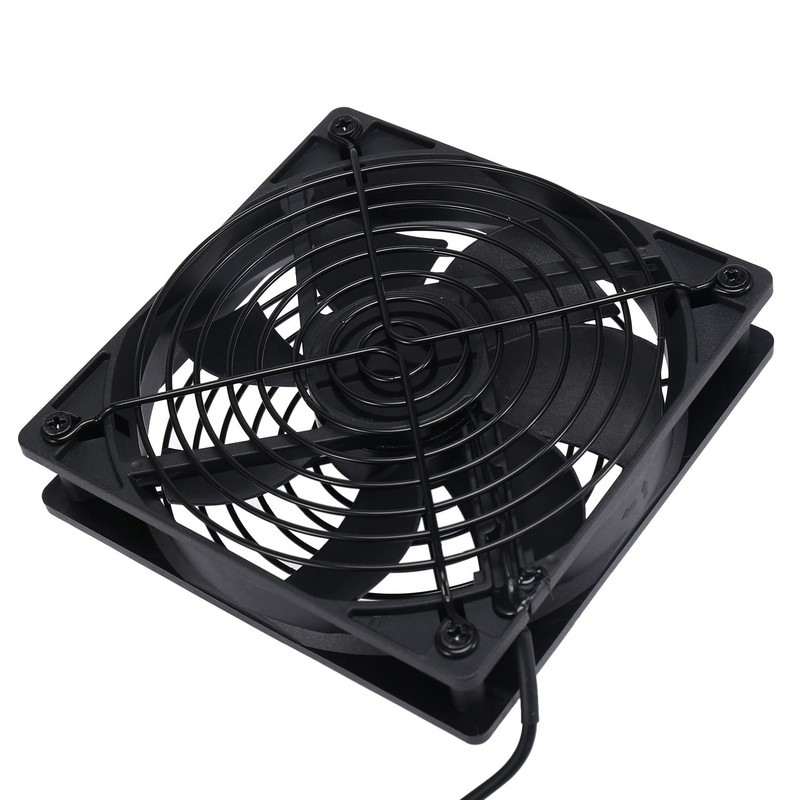 Dual 120mm 5V USB Powered PC Router Fans with Speed