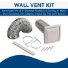 Broan-NuTone WVK2A Flexible Wall Ducting Kit for Ventilation Fans, Exhaust