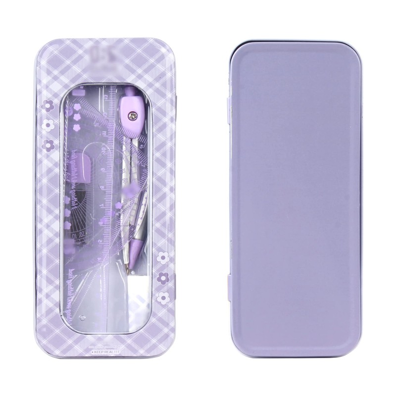 Danse Jupe 7 Pcs Math Geometry Kit Geometry Set with