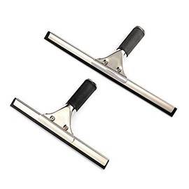 T&F Stainless Steel Shower Squeegee | Bathroom Shower Cubicle Squeegee Shower Wiper Window Wiper Holder Holder Toilet Wiper