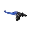ZT-Tuning Brake and Clutch Fitting with Folding Lever Racing Blue