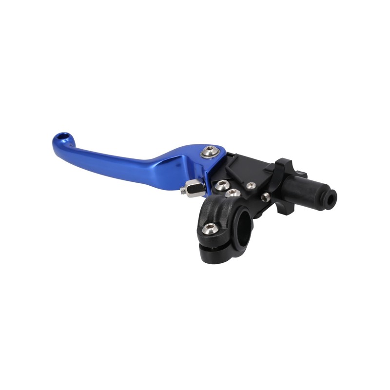 ZT-Tuning Brake and Clutch Fitting with Folding Lever Racing Blue