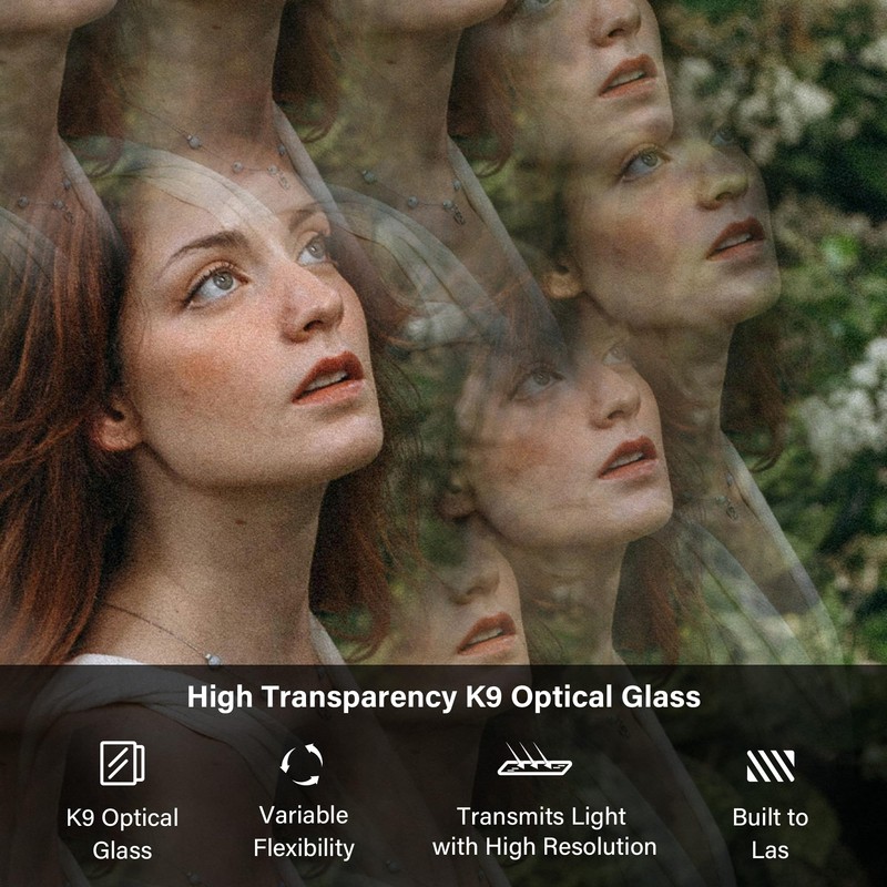 Walking Way Kaleidoscope Prism Lens Filter 58 mm Fractal Filter