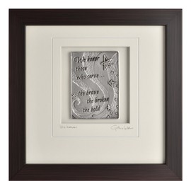 Cynthia Webb Designs We Honor Those Who Serve Pewter Wall Art