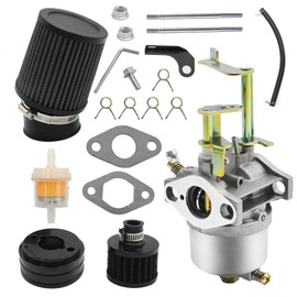 JUUDDENPARTS Carburetor Tune Up Kit Replacement for Coleman CT100U CC100X SK100 Mini Bike Replacement for Predator 79cc 99cc 68124 69733 Gas Engine Replacement for Hond 152F 154F 156F Engine (Black)