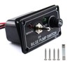 AMOMD 12V Bilge Pump Control Switch Panel 3 Way Manual/Off/Auto
