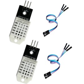 A-DIGISHUO 2Pcs DHT22 Digital Temperature and Humidity Sensor Module | AM2302 Temperature and Humidity Monitoring Sensor | Used for DIY Replacement of SHT11 and SHT15 in Arduino Electronic Practice