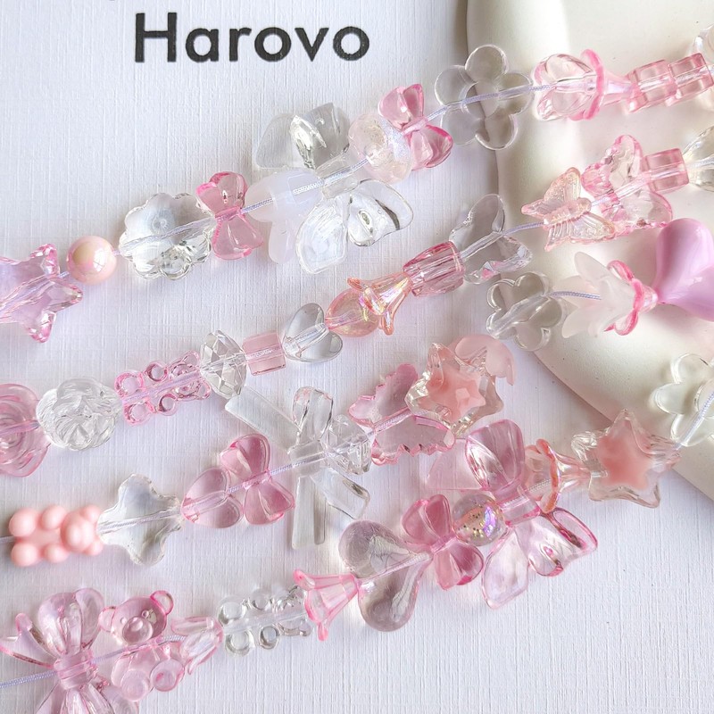Harovo Bead Set, 3.5 oz (100 g), Large Capacity, For
