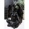Pagan Occult Sabbatic Goat Idol Baphomet Sitting Meditation Figurine 8"H