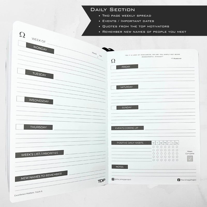 TOP Elite Daily Planner 2025 – Best Daily Organizer for