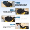S SATC Replacement Sander Pads 5 Inch 8 Hole Hook