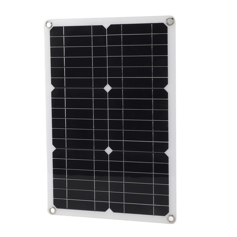 18V 20W Semi Flexible Solar Panel Monocrystalline High Efficiency Waterproof