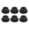 sourcing map 6 Pieces Black Plug Holes, H21 Waterproof Rubber