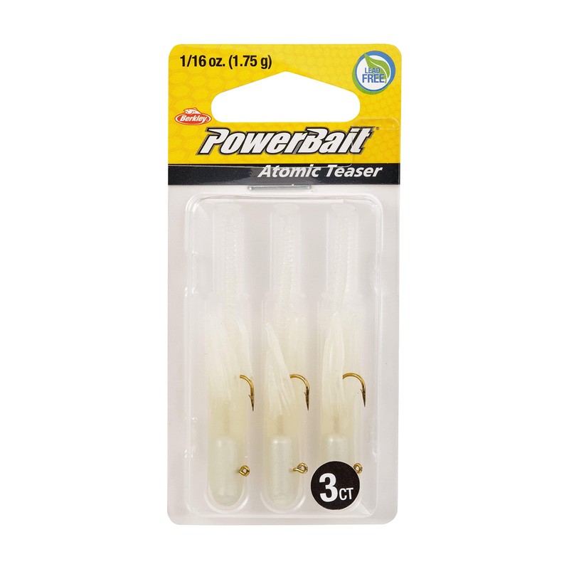 PowerBait Pre-Rigged Atomic Teasers Auralite Glow 1/16 oz