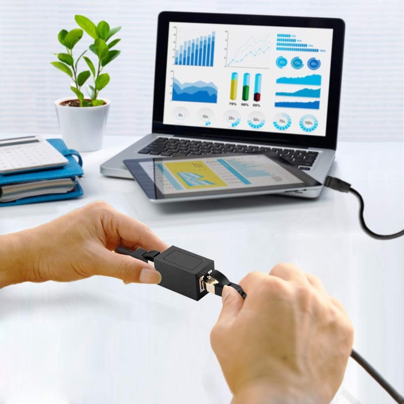 RJ45 Coupler in-Line Coupler Cat7 Cat6 Cat5 Cat5e Network Cable