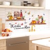 FUFUQUARE Kitchen Wall Stickers Inspirational Quote This Kitchen is Seasoned