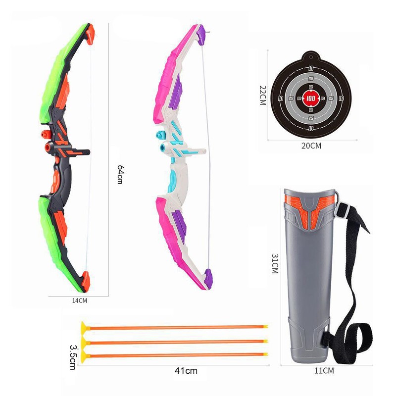 Bow and Arrow Set for Kids Light Up Archery Toy