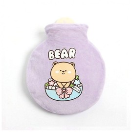 Round pouch thermal water bag 240ml steaming hand warmer bear