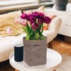 ONVAYA® Storage Basket Gold/Grey | Roll Up Box | Decorative