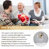QAZMJUE 10th Wedding Anniversary Clock Gifts for Couples - Elegant
