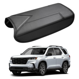 FIILINES Center Console Cover for Hon-da Pilot 2023-2025, with Hidden Pockets Armrest Cover Pad Cushion Protector Pilot Accessories Armrest Cover Anti-Scratch