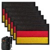 Pack of 6 Mini Germany Flag Patches, 8 x 5