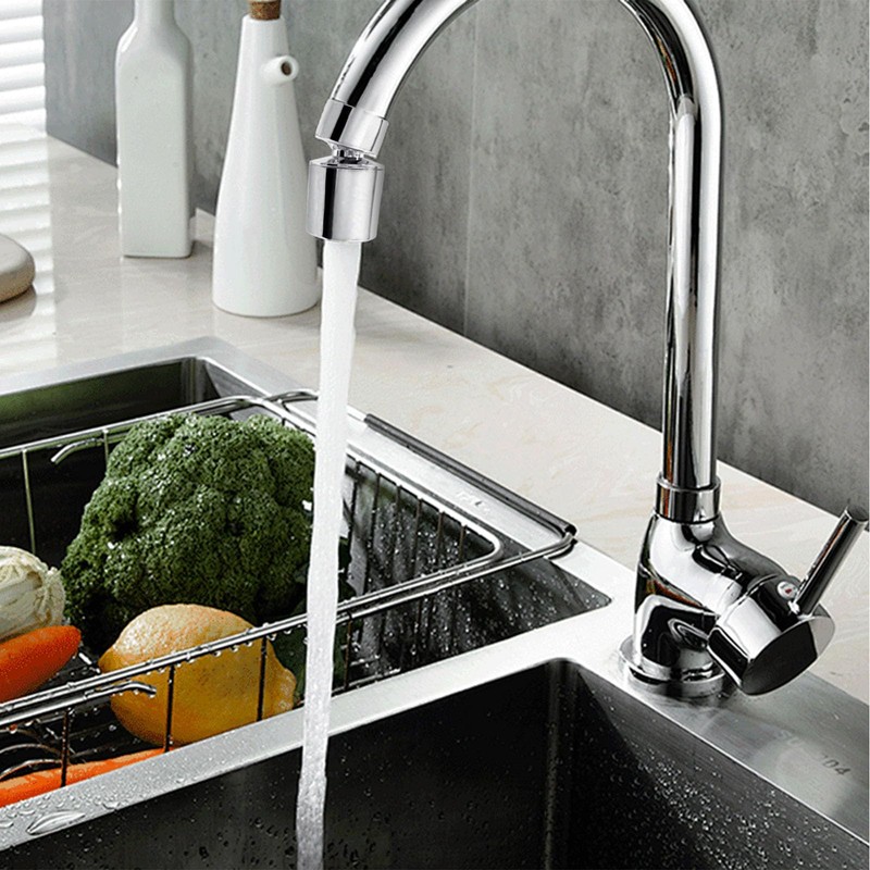 Ainkou Swivel Faucet Aerator, 360 Degree Rotate Kitchen Sink Faucet