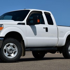Window Rain Guards Visors for 1999-2016 Ford F250 F350 F450 Super Duty Extended Cab, Window Vent Wind Shades Deflectors for 99-16 F-250 F-350 F-450 SuperCab