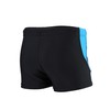Aquarti Boys' Swimming Trunks with Side Inserts, Black/Graphite/Blue
