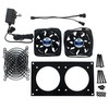 CabCool 802 Lite Dual 80mm Fan Cooling Kit for Cabinet