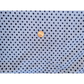 Vintage Cotton Quilting Fabric Indigo Nature Daphne B WP  1 yd