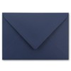 10 x metallic gold lined envelopes DIN C5, dark blue,