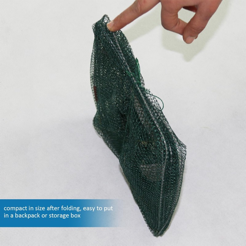 2 Pieces Of Fishing Nets, Folding Fish Traps, Square Cages,
