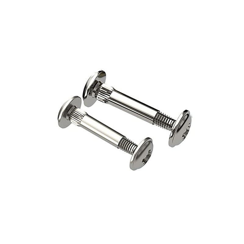 Nickel M4 (31mm - 40mm) Cupboard Joining Bolts Furniture Connecting
