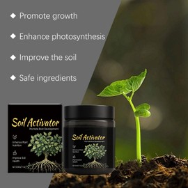 Soil Pro Activator,200G Soil Activator for Plants,Soilactivator for Fruit Trees-Promotes Root Growth & Nutrient Uptake for Garden,Lawns,Indoor & Outdoor Plants (1pc)