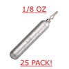 Reaction Tackle- Lead Drop Shot Weights - dropshot sinkers, 1/8