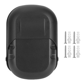 Professional Aluminum Alloy Key Lock Box Wall Mounted Outdoor Key Security Storage Case(Noir étanche )