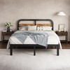 ZIYOO 14'' Queen Bed Frame with Headboard, Heavy Duty Platform