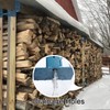 MOFEEZ Outdoor Firewood Log Storage Rack 2x4 Bracket Kit, Fireplace