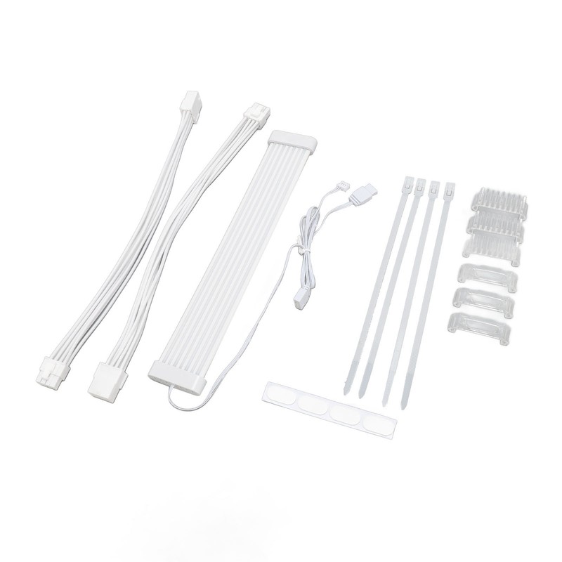 ARGB Extension Sleeved Cable Kit DIY 5V 3pin PSU Cable