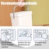 Hanging Trash Bin, 3L Hanging Bin for Worktop, 16.1 x